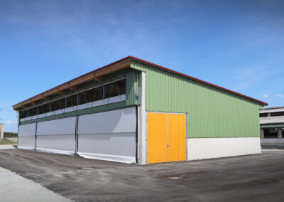 Neubau Kälberstall - Außenansicht