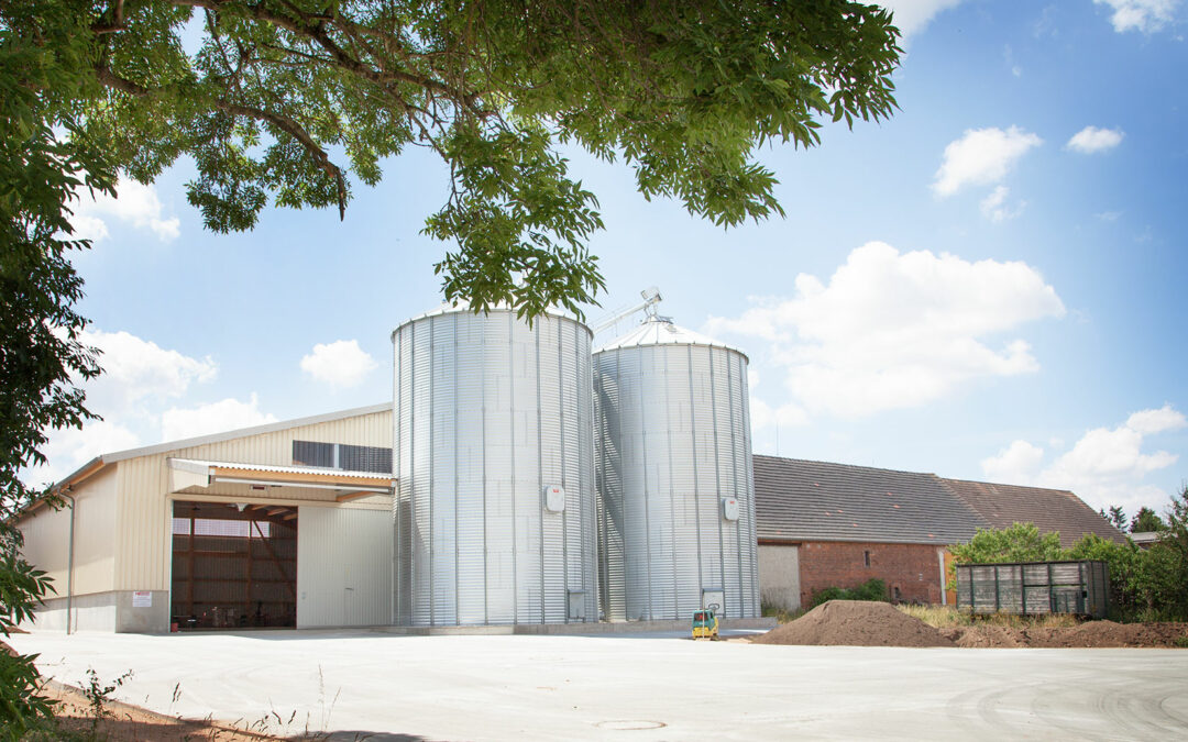 Köselitz: Neubau Getreidehalle und -Silo